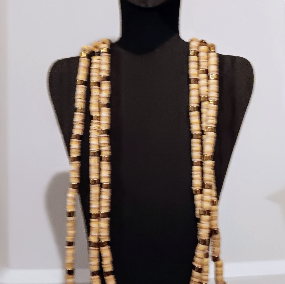 Multistrand Bead Necklace Set - Picture 5 of 6